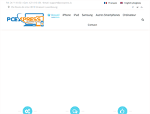 Tablet Screenshot of pcexpress.lu